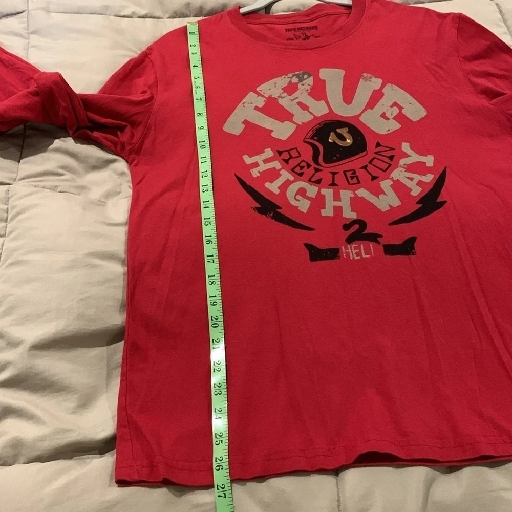 TRUE RELIGION Graphic Tee. Highway 2 HELL. Size XXL. Made in USA.​​​​​​​​